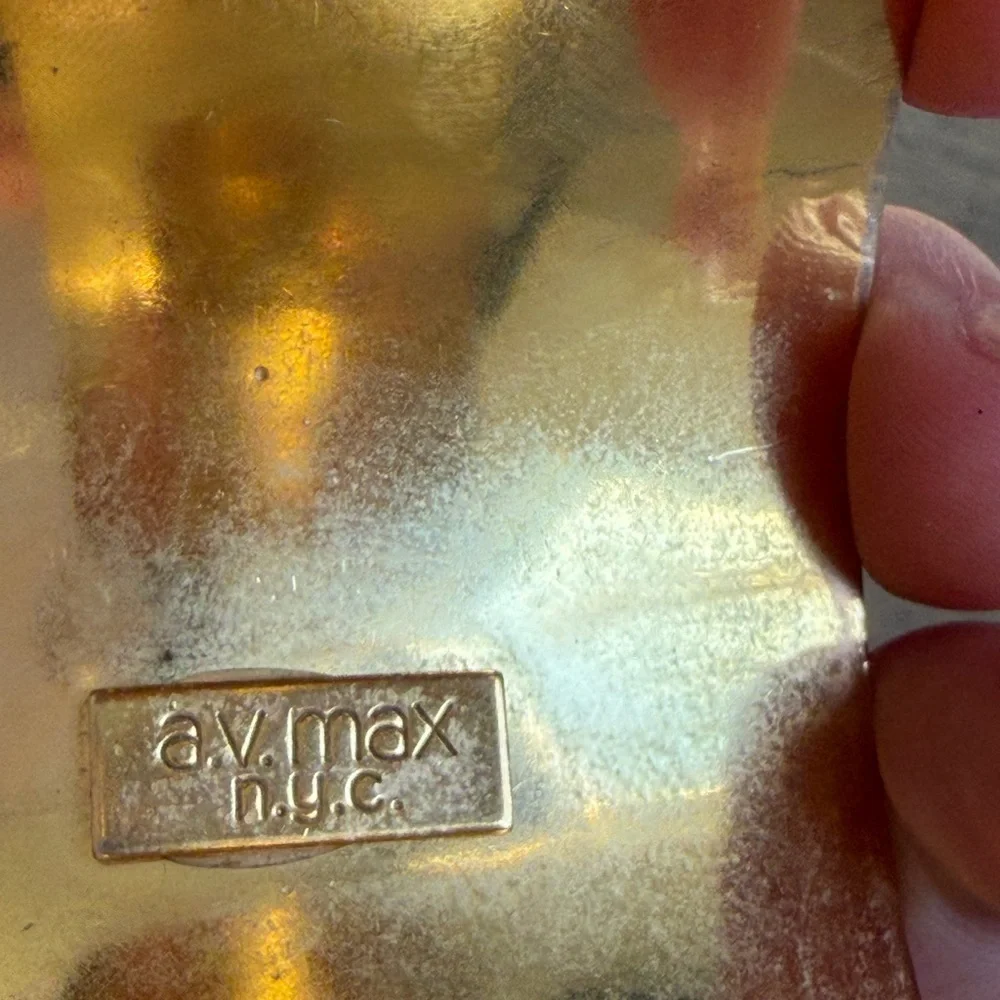 A.V. Max Gold Cuff Bracelet